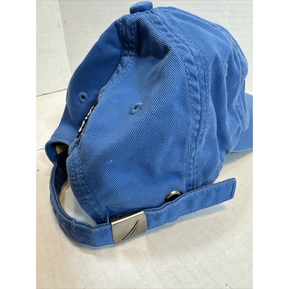 Nautica Sky Blue Sailboat Logo Embroidered‎ Strapback Hat Cap - Picture 3 of 5